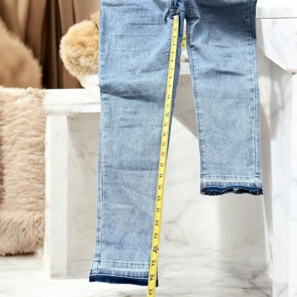 Women's Maternity Jeans Size Small Over Belly Skinny Stretchy Denim Pants Comfy - Picture 7 of 14